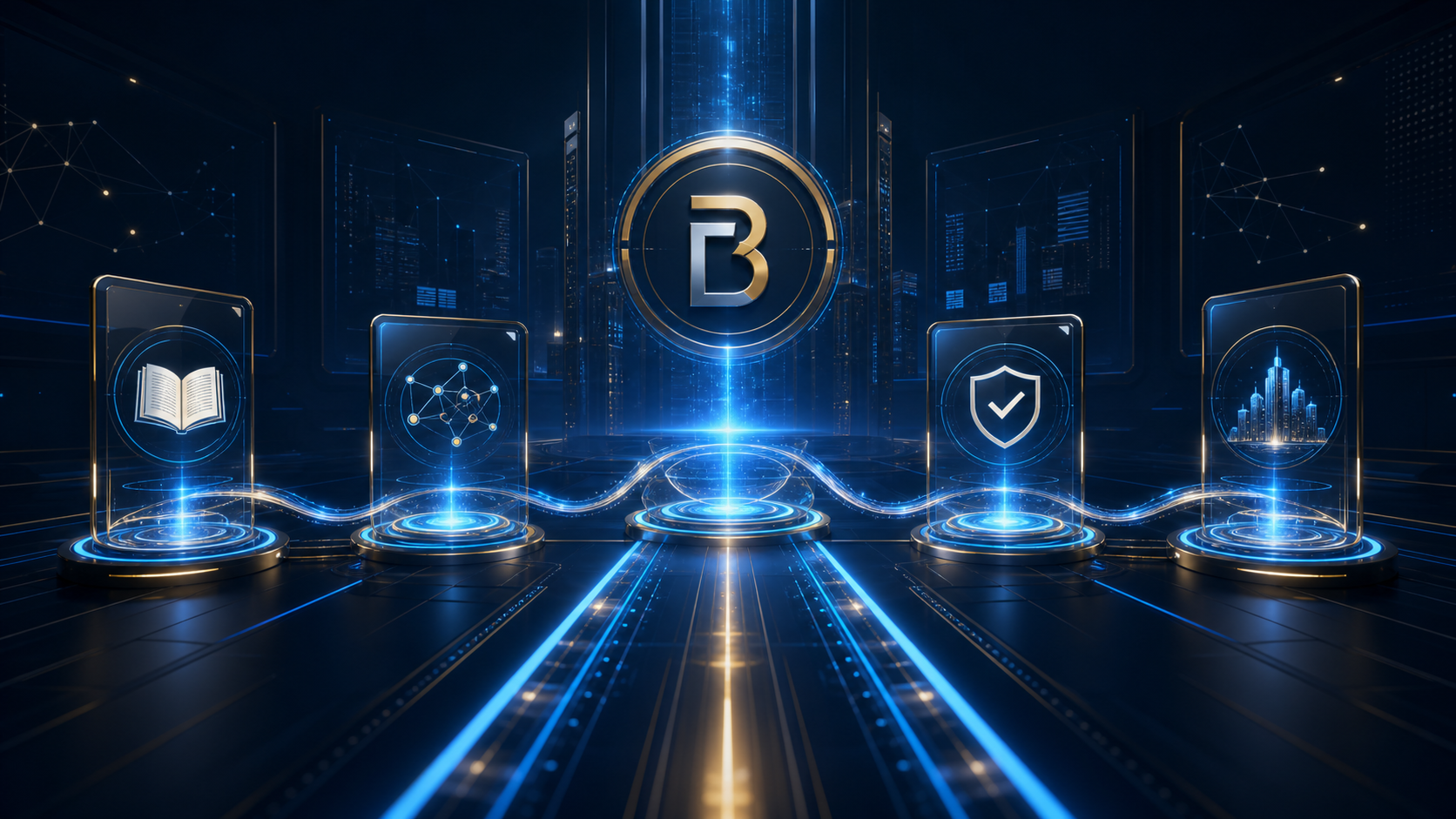 Futuristic BitBullers trust journey pathway from learning and discovery to verification and readiness